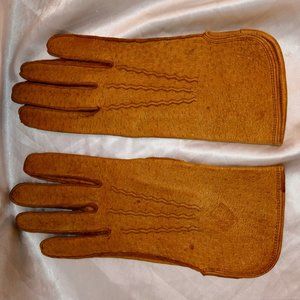 * Speare, Gloves, Leather Ostridge Size 8 Gloves, Beautiful Classic